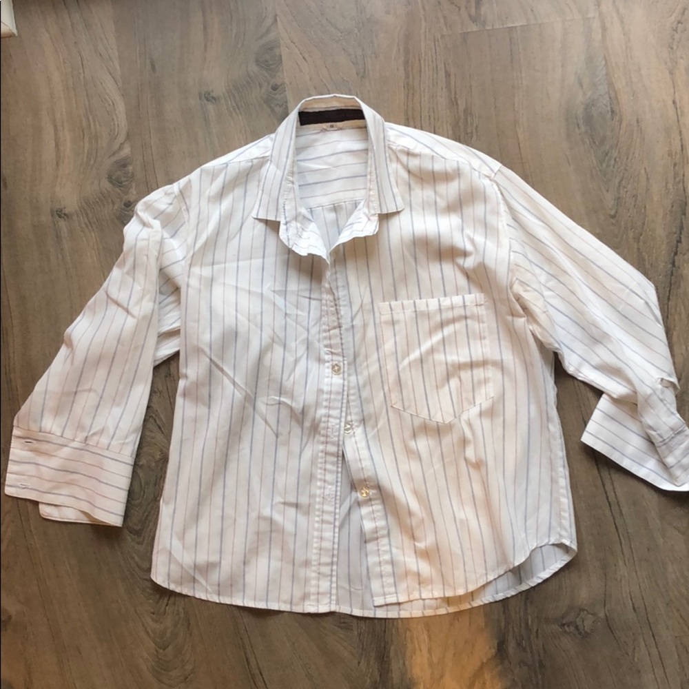 Rebecca Danenberg cropped button down